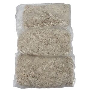 Lot Of 3 Vintage Cotton Dust Mop Heads AMCO-303 9x6 And Another Sanfordized 9x4